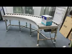 Автоматическая коробка пропуска ливня воздуха дверей повышения с нержавеющей сталью 304 роликов транспортера video