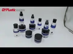 Κυλίνδρων βιομηχανικά καλλυντικά μπουκάλια συνήθειας κεφαλής κοχλίου Pet πλαστικά που σφραγίζουν τον τύπο 50ml 100ML