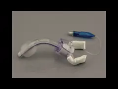 8.5mm Uncuffed Tracheostomy Tube , Medical PVC Tracheostomy Tube