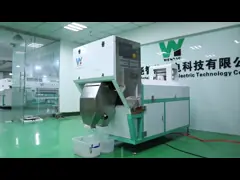 1 сортировщица цвета руды сортировщицы цвета кварца конвейерной ленты с 4 вибромашинами video