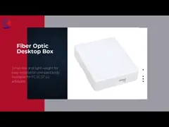 FTTH Indoor Dustproof  Fiber Optic Distribution Box Cable Junction Box Flame retardant ABS