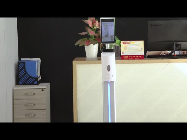 Блок развертки цифров измеряя измерение температуры термальной камеры тела ультракрасное видео