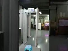 Прогулка зоны профессионала 24 через металлоискатели безопасностью с экраном ЛКД 7 дюймов video