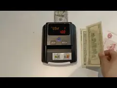 ECB наличных денег испытал JPY SKW машины AL-130 детектора фальшивых денег video