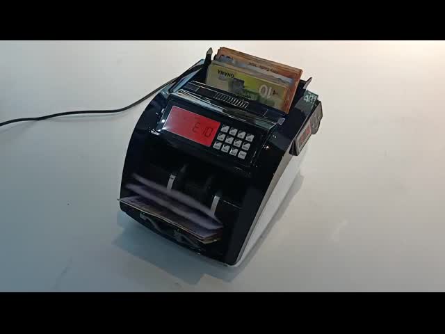 Denomination Money Bill Counter Machines AL-6100A 90x190mm LCD Display
