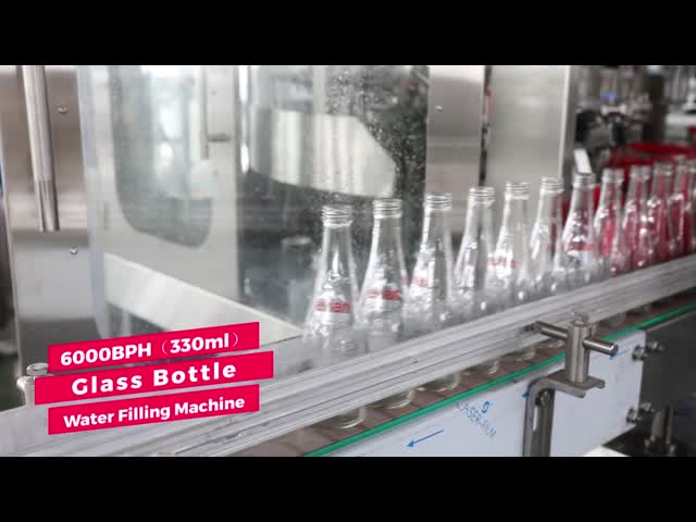 6000BPH（330ml） Glass Bottle Water Filling Machine