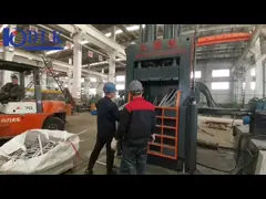 Машина Semi автоматической макулатуры 60kw тюкуя video