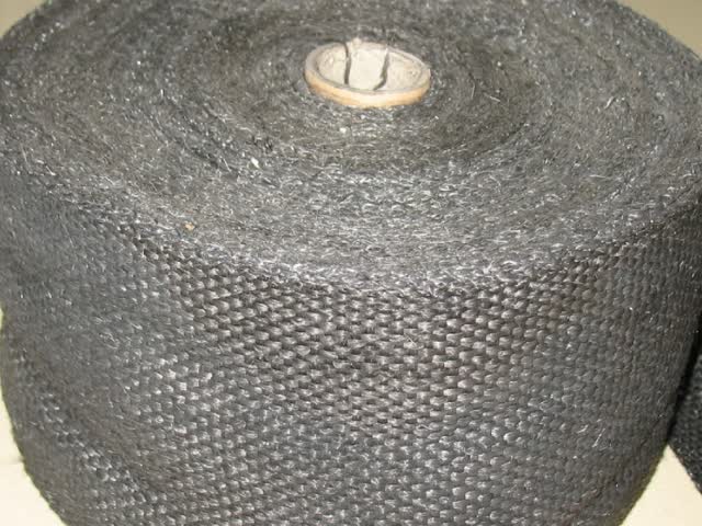 Fire Resistant 550C Heat Sealing High Temperature Fiberglass Tape For Fireplace Doors