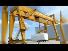 Управление кабины крана на козлах рельса путешествовать двойного луча 16 тонн магнитное video