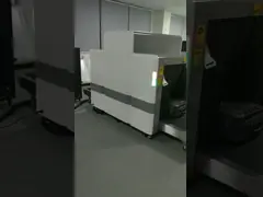 Малошумная машина блока развертки багажа транспортера кс Рэй для безопасности проверяя багаж службы безопасности аэропорта машины сканирования багажа video