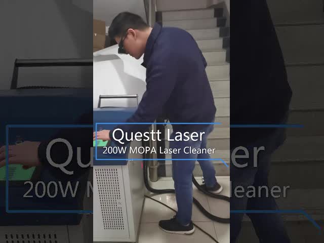 Paint Coating Oxide Remover Lazer 200W Fiber Laser Cleaning Machine