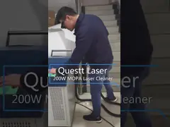 Paint Coating Oxide Remover Lazer 200W Fiber Laser Cleaning Machine