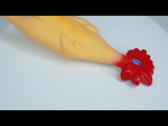 Dog Playing  22.5cm Color Drawing Fluffy  Rubber Squeaky Dog Ball