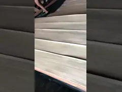 Средняя трещина плотности ISO9001 отрезала облицовку белого дуба на доске частицы video