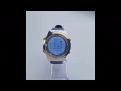 Цифровых часов LCD спорта шатона люди цифровых часов переменчивых водоустойчивые video