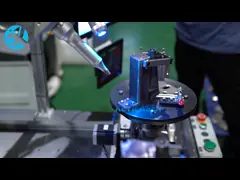 Двойной сварочный аппарат лазера оси 1000W положения 4 работы для металла video