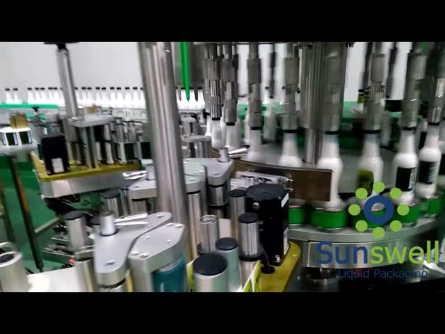 190319 Sunswell - 24,000BPH Self-adhesive Labeling Machine for 3 Labels