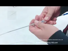 CE хирургических инструментов системы Stent обнаженного металла Biliary не васкулярный отметил video