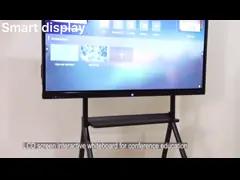 Доска экрана касания Whiteboard 4k экрана касания TFT взаимодействующая электронная 98 video