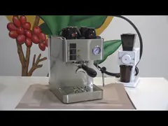 Создатель эспрессо 15bar Latte капучино кофе нержавеющей стали 1.7L video