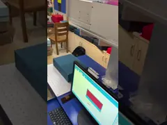 Оборудование лазера большого формата 30W 50W 100W отмечать video