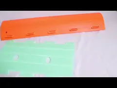 Fireproof Corrugated Plastic Tree Guards Green Triangular 300gsm