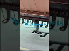 Пуловеров воротника стойки фуфайки выреза 260gsm смешивания хлопка женщины рукав слишком больших графических случайных длинный video