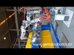 Robotic Aluminum Welding Robot Cell With Positioner for furniture manufacturing