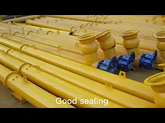 Мобильная машина завалки транспортера винта для транспортировать цемент 220В/380В/415В video