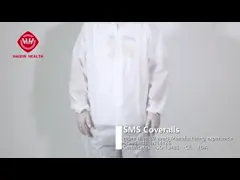 40G SMS Coverall Single Collar No Elastic On Waist