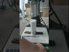 Сварочный аппарат управлением 2600w PLC ультразвуковой пластиковый для заряжателя мобильного телефона video