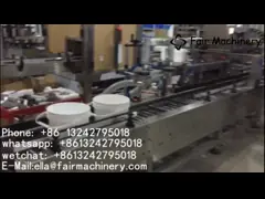 6B/Min 3.8KW Jar Filling And Capping Machine Syrup Sealing PLC