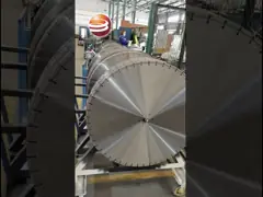 Подрез делит на сегменты лезвия пилы пола 900mm конкретные video