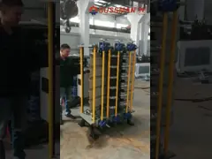 PPGI гофрируя изгибающ метры машины 10 до 15 роликов панели крыши/минуту video