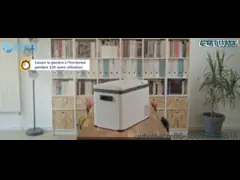 Холодильник AC110V 32L мини с замораживателем video