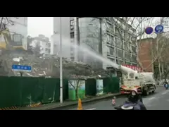 Удаленная охлаждая машина 100m карамболя тумана контроля за обеспыливанием воздуха распыляя video