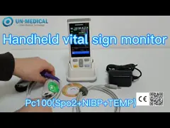 SPO2 NIBP Handheld Pulse Oximeter For Adult Infant PC100S CE Marked