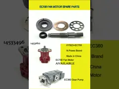 14533496 EC360 EC460 Fan Motor Excavator Spare Parts