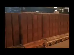 Стеклянная высокая температура тугоплавких кирпичей огня кремнезема плавя печи 1710C устойчивая video