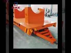 60 промышленной тонн тележки рельса для стальных работ складируют работая скорость 35m/Min video