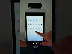 Алюминиевое стекло 8 держатель поляка термометра распознавания лиц ультракрасный video