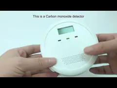 Детектор сигнала тревоги окиси углерода домашней безопасностью беспроводной с дисплеем СИД video