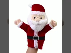 BSCI вполне Handcraft шить марионетки руки плюша для рождества video