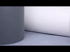 Ткань с точками PVC, домашняя ткань выскальзывания мебели не сплетенная анти- video