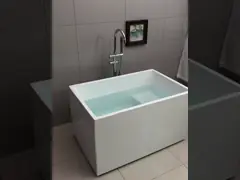 Размер европейского высококачественного стандартного подноса Bathroom основания ливня OEM белого акрилового различный доступный video