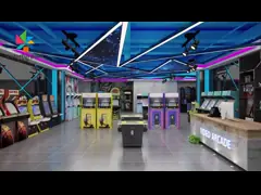 Уровни аркады трансформаторов видеоигры пулемета дисплея цифров 3D Multi video