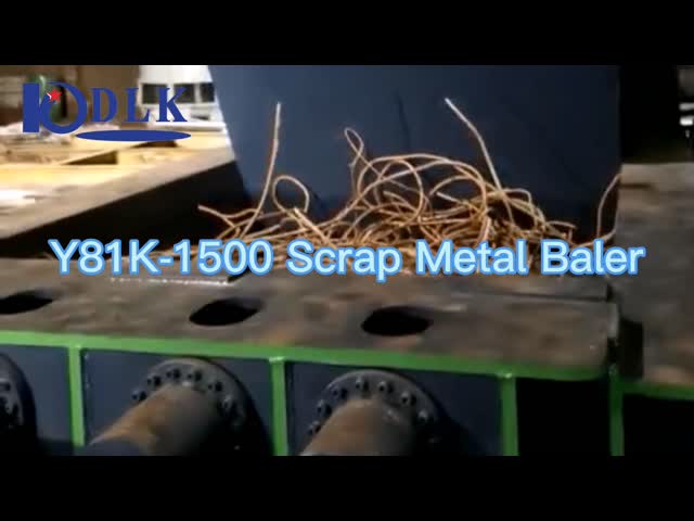 Máquina hidráulica dobro da prensa de empacotamento da sucata do cilindro 1800kg