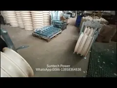 Одиночная линия проводник Sheave ACSR нейлона надземная шнуруя блоки video