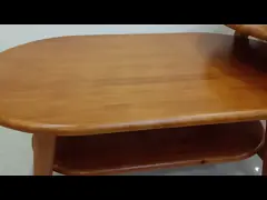Ретро овальный NC крася журнальные столы MDF Rubberwood video