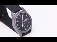 Waterproof Men'S Nylon Strap Watches Military Style CE RHOS Approved